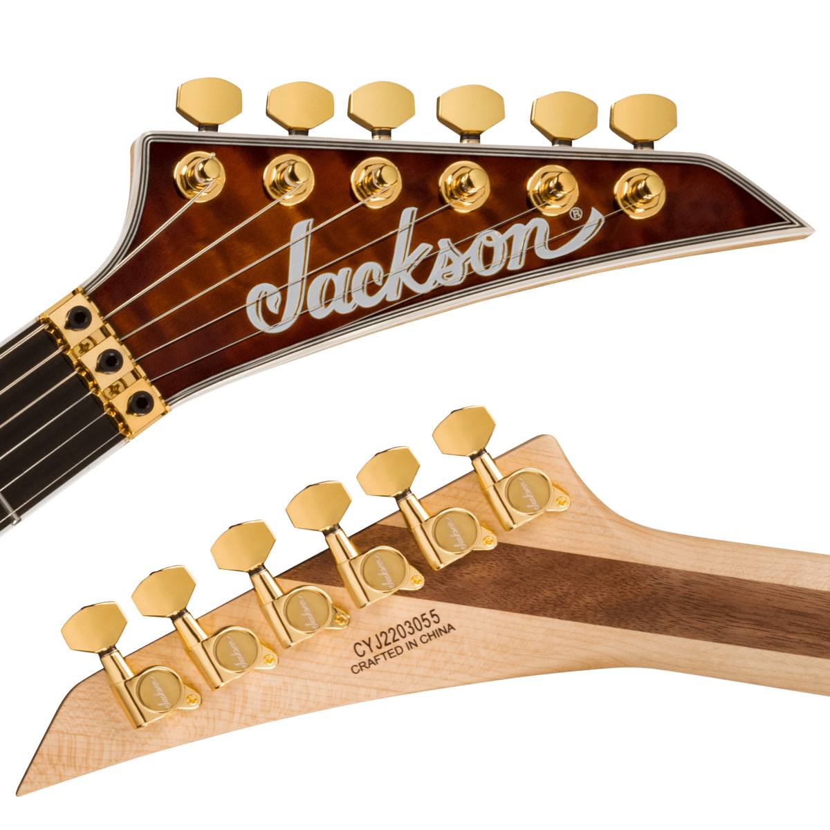 JacksonPro Plus Series Soloist SLA3Q -Amber Tiger Eye-【Web