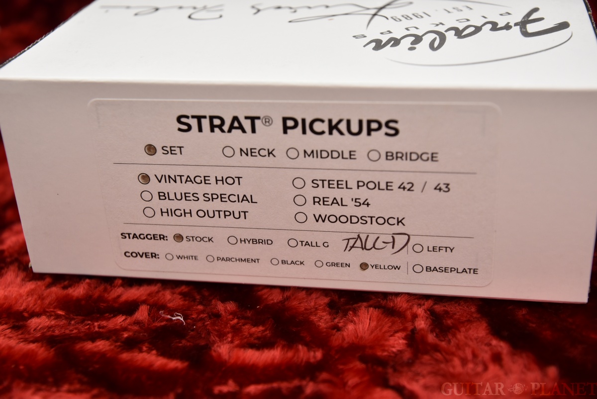 Lindy Fralin 【春得フェア】 Vintage Hot TALL-D Strat Set