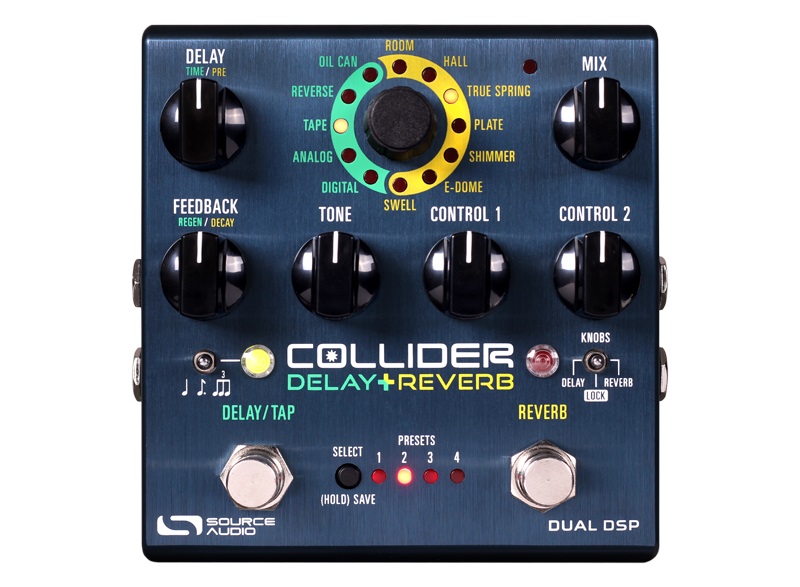 経典 Source AudioSA263 《ディレイ/リバーブ》【オンライン COLLIDER ギター