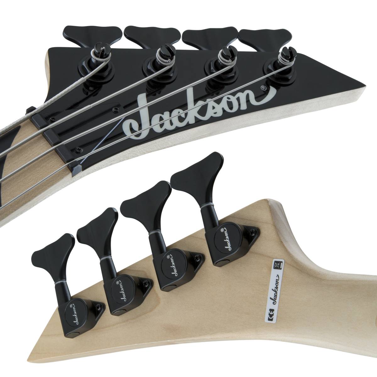 JacksonJS Series Concert Bass Minion JS1XM -Snow White