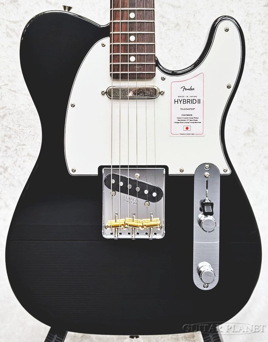 FenderMade In Japan Hybrid II Telecaster -Black/Rose